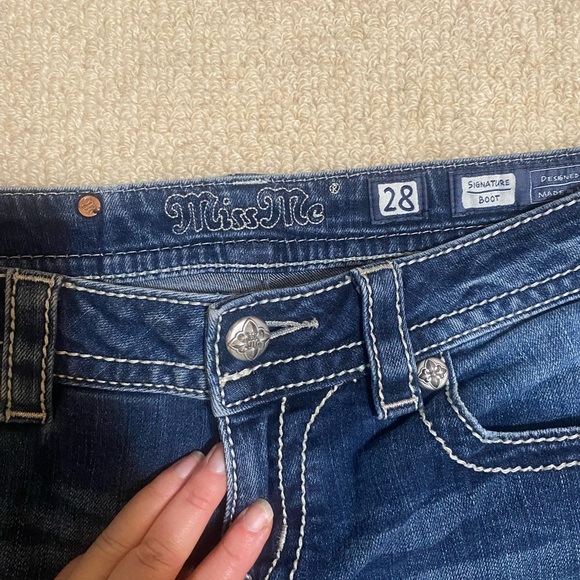 Miss Me Dark Blue Boot Cut Jeans - Picture 2 of 4